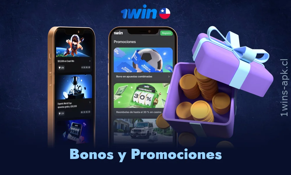 La aplicación 1Win en Chile proporciona generosos bonos de bienvenida para nuevos usuarios